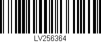 Código de barras (EAN, GTIN, SKU, ISBN): 'LV256364'