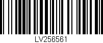 Código de barras (EAN, GTIN, SKU, ISBN): 'LV256561'