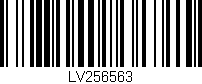 Código de barras (EAN, GTIN, SKU, ISBN): 'LV256563'
