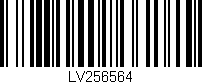 Código de barras (EAN, GTIN, SKU, ISBN): 'LV256564'