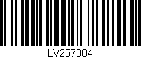Código de barras (EAN, GTIN, SKU, ISBN): 'LV257004'