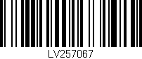Código de barras (EAN, GTIN, SKU, ISBN): 'LV257067'