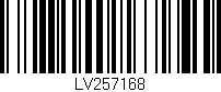Código de barras (EAN, GTIN, SKU, ISBN): 'LV257168'