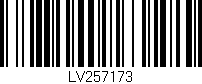 Código de barras (EAN, GTIN, SKU, ISBN): 'LV257173'