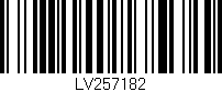 Código de barras (EAN, GTIN, SKU, ISBN): 'LV257182'