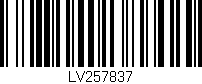 Código de barras (EAN, GTIN, SKU, ISBN): 'LV257837'