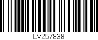 Código de barras (EAN, GTIN, SKU, ISBN): 'LV257838'