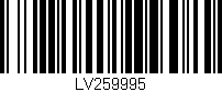 Código de barras (EAN, GTIN, SKU, ISBN): 'LV259995'