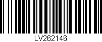 Código de barras (EAN, GTIN, SKU, ISBN): 'LV262146'