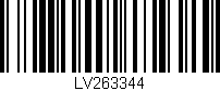 Código de barras (EAN, GTIN, SKU, ISBN): 'LV263344'