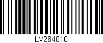 Código de barras (EAN, GTIN, SKU, ISBN): 'LV264010'