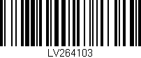Código de barras (EAN, GTIN, SKU, ISBN): 'LV264103'