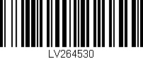 Código de barras (EAN, GTIN, SKU, ISBN): 'LV264530'