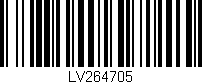Código de barras (EAN, GTIN, SKU, ISBN): 'LV264705'