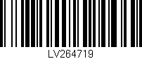Código de barras (EAN, GTIN, SKU, ISBN): 'LV264719'