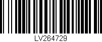 Código de barras (EAN, GTIN, SKU, ISBN): 'LV264729'