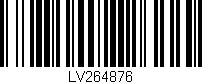 Código de barras (EAN, GTIN, SKU, ISBN): 'LV264876'