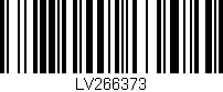 Código de barras (EAN, GTIN, SKU, ISBN): 'LV266373'