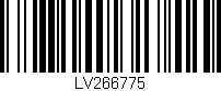Código de barras (EAN, GTIN, SKU, ISBN): 'LV266775'
