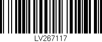 Código de barras (EAN, GTIN, SKU, ISBN): 'LV267117'