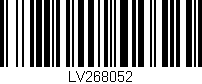 Código de barras (EAN, GTIN, SKU, ISBN): 'LV268052'