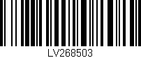 Código de barras (EAN, GTIN, SKU, ISBN): 'LV268503'