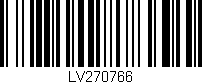 Código de barras (EAN, GTIN, SKU, ISBN): 'LV270766'