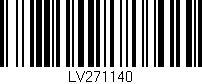 Código de barras (EAN, GTIN, SKU, ISBN): 'LV271140'