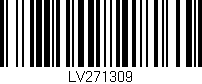 Código de barras (EAN, GTIN, SKU, ISBN): 'LV271309'