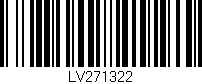 Código de barras (EAN, GTIN, SKU, ISBN): 'LV271322'