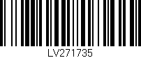 Código de barras (EAN, GTIN, SKU, ISBN): 'LV271735'