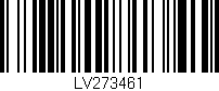 Código de barras (EAN, GTIN, SKU, ISBN): 'LV273461'