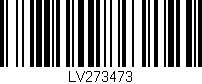 Código de barras (EAN, GTIN, SKU, ISBN): 'LV273473'