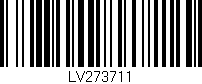 Código de barras (EAN, GTIN, SKU, ISBN): 'LV273711'
