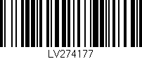 Código de barras (EAN, GTIN, SKU, ISBN): 'LV274177'