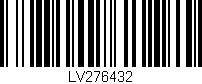Código de barras (EAN, GTIN, SKU, ISBN): 'LV276432'