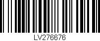 Código de barras (EAN, GTIN, SKU, ISBN): 'LV276676'