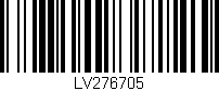 Código de barras (EAN, GTIN, SKU, ISBN): 'LV276705'