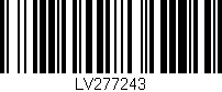 Código de barras (EAN, GTIN, SKU, ISBN): 'LV277243'