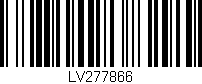 Código de barras (EAN, GTIN, SKU, ISBN): 'LV277866'