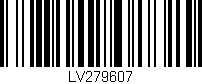 Código de barras (EAN, GTIN, SKU, ISBN): 'LV279607'