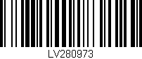 Código de barras (EAN, GTIN, SKU, ISBN): 'LV280973'