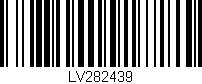 Código de barras (EAN, GTIN, SKU, ISBN): 'LV282439'