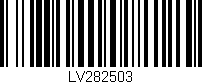 Código de barras (EAN, GTIN, SKU, ISBN): 'LV282503'