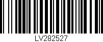 Código de barras (EAN, GTIN, SKU, ISBN): 'LV282527'