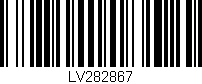 Código de barras (EAN, GTIN, SKU, ISBN): 'LV282867'