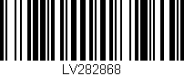 Código de barras (EAN, GTIN, SKU, ISBN): 'LV282868'