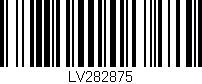 Código de barras (EAN, GTIN, SKU, ISBN): 'LV282875'