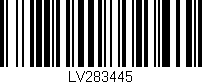 Código de barras (EAN, GTIN, SKU, ISBN): 'LV283445'