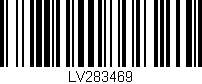 Código de barras (EAN, GTIN, SKU, ISBN): 'LV283469'